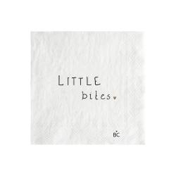Napkin White/Little Bites 20 pcs 12,5x12,5cm