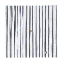 Napkin White/Stripes Blue 20 pcs 16,5x16,5cm