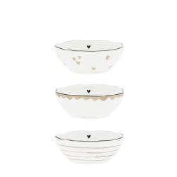 Bowl White S Natural Print Ass  (3x12)