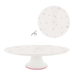 Cake stand white/Rose Little Flowers 30x9cm