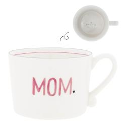 Cup White/Rose MOM 10x8x7cm
