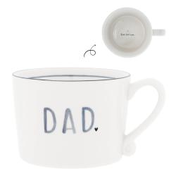 Cup White/Blue DAD 10x8x7cm