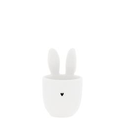 Egg cup White/Bunny ears