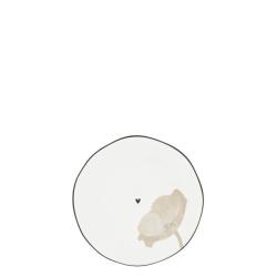 Side Plate Ass (2x12) White/Merry & Deer 13cm