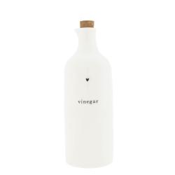 Vinegar White Large/with heart black 8x23 cm700 ml