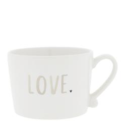 Cup White/LOVE 10x8x7cm