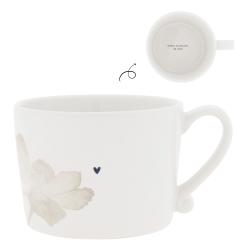 Cup White/Flower moments of love 10x