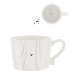 Cup White sm/Small Stripes Natural 8.5x7