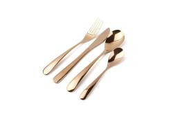 Cutlery set 24 pieces copper Viva