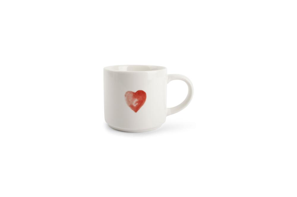 Mug 46cl heart red Amor